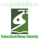 Scholarships for Pakistani Students at Fatima Jinnah Women University, 2017